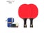 Huieson 6 Star Table Tennis Racket Set W/Pimples-in Rubber Accessories Carousel 3