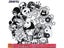 50pcs Black White Random Stickers Punk Anime JDM Sticker For Kid DIY Luggage Carousel 6