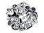 50pcs Black White Random Stickers Punk Anime JDM Sticker For Kid DIY Luggage Carousel 7