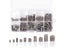 NEW 200pcs Stainless Steel Hex Socket Set Screw Grub Screws Assortment Kit Carousel 6