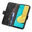 Samsung Galaxy s24 plus wallet case cowhide finish side magnet buckle black Carousel 3