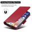 Oppo a78 5g PU leather wallet case cowhide finish lanyard red Carousel 4