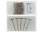100pcs/lot T Pins For Craft Jewelry Knitting Sewing Crafting T-pins For Holding Carousel 1