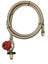 High Pressure Regulator and Stainless Steel Hose 10PSI 69kPa LPG Gas Regulator Carousel 2