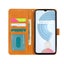 Realme X50 5G PU leather wallet case denim finish combined grey Carousel 5