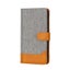 Realme X50 5G PU leather wallet case denim finish combined grey Carousel 3