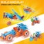 STEM 132 Pcs 5 in 1 Assembled Engineering Vehicle Toy Includes Toolbox Storage Carousel 4