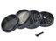 Tobacco Herb Spice Grinder 4 Layers Metal Aluminum Portable Black Smoke Crusher Carousel 4