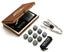Whiskey Stones Gift Set - Wooden Box Set with 9 Granite Chilling Stones Carousel 2