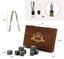 Whiskey Stones Gift Set - Wooden Box Set with 9 Granite Chilling Stones Carousel 3