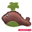 BE Nordic Whale Catnip Cat Toy 12cm Carousel 1