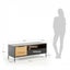 IDIYA MINNESSOTA TV CABINET, BLACK/OAK Carousel 4