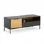 IDIYA MINNESSOTA TV CABINET, BLACK/OAK Carousel 3