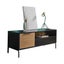IDIYA MINNESSOTA TV CABINET, BLACK/OAK Carousel 1