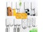 Basupply 8Pcs/lot Stainless Steel Towel Bathroom Hook Kitchenware Hook Hat Bag Carousel 5
