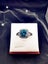 2ct Green blue Lab Grown Diamond Ring Carousel 7