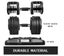 Adjustable Smart Dumbbell 3-21kg Carousel 3