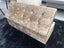 Chicago Blanket Box / Storage Box Velvet Fabric Beige Color (Clearance) Carousel 3