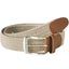 Duke D555 Mens Frank Big Tall Stretch Braided Belt - Stone Carousel 1