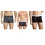 18 X Bonds Mens Guyfront Trunks Underwear Black / Grey Stripe Carousel 3