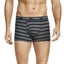18 X Bonds Mens Guyfront Trunks Underwear Black / Grey Stripe Carousel 4
