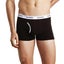 18 X Bonds Mens Guyfront Trunks Underwear Black / Grey Stripe Carousel 9