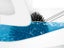 2 X Flexible TPR Bristles Toilet Brush with Not Water Leaking Holder Slots Base Carousel 3