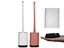 White Red Flexible Toilet Brush with Not Water Leaking Ventilation Slots Base Carousel 1
