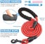 Durazon 1.5m Nylon Reflective Leash with Metal Hook - RED Carousel 3