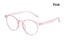 Lightweight Blue Light Blocking Glasses - Clear Pink Carousel 1