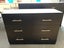 6 Drawers Low Boy Black color (Clearance) Carousel 1