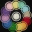 ECO Authentic 100% MERINO Dorset Buttons~15 20 25 30 40mm ~15 Colours~Made in NZ Carousel 13