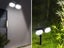 SOLAR FLOODLIGHT 2 HEADS 270° PIR SENSOR Footpath/wall mount dual purpose Carousel 3