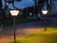 Solar power foot path pole light Carousel 1