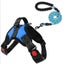 Durazon Nylon Reflective Harness with Lead - XL - Black Carousel 1