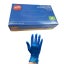 300Pcs Premium Vinyl Disposable Gloves Blue Powdered Powder Free Medium / Large Carousel 1