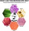 2022 Newest 1200X Kids Microscope Set of 28 Carousel 12