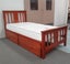 Holly Single Bed Solid Hardwood Antique Oak Malaysian Made (without Drawers) Carousel 4