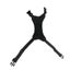 Durazon Nylon Reflective Harness with Lead - XL - Black Carousel 17