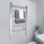 Pronti Heated Towel Rack Electric Bathroom Towel Rails Warmer E100W Silver Carousel 5