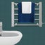 Pronti Heated Towel Rack Electric Bathroom Towel Rails Warmer E90W Silver Carousel 4
