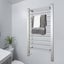 Pronti Heated Towel Rack Electric Bathroom Towel Rails Warmer E160W Silver Carousel 4