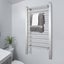 Pronti Heated Towel Rack Electric Bathroom Towel Rails Warmer E160W Silver Carousel 5