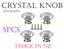 Crystal Glass Knobs ___ 5Pcs Carousel 1