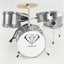CHILDRENS 4 PIECE Red DIAMOND DRUM KIT SET MUSICAL INSTRUMENT Kids Carousel 4