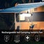 Camping Lantern Fan,Foldable Light Fan Cordless,Desk Fan Carousel 13
