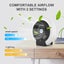 Camping Lantern Fan,Foldable Light Fan Cordless,Desk Fan Carousel 14