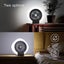 Camping Lantern Fan,Foldable Light Fan Cordless,Desk Fan Carousel 15