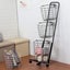 3-Tier Storage Basket Cart- White New Carousel 3