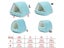 1 Pcs Hamster House Guinea Pig Nest Small Animal Sleeping Bed Winter Warm Carousel 6